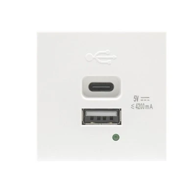 USB A USB C 21W Şarj Cihazı