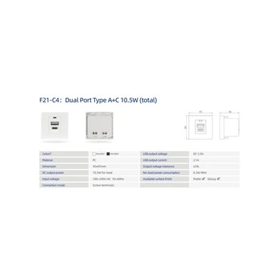 USB A USB C Güç Modülü